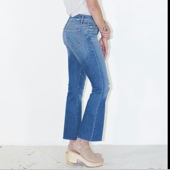MOTHER the Weekender Ankle fray jeans in wild 28 - Picture 2 of 8